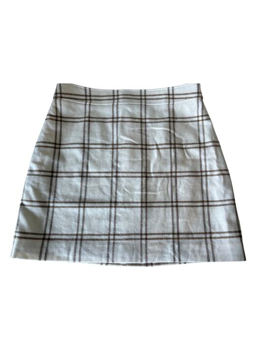 J. Crew Dresses & Skirts - J Crew wool blend plaid lined skirt size 14